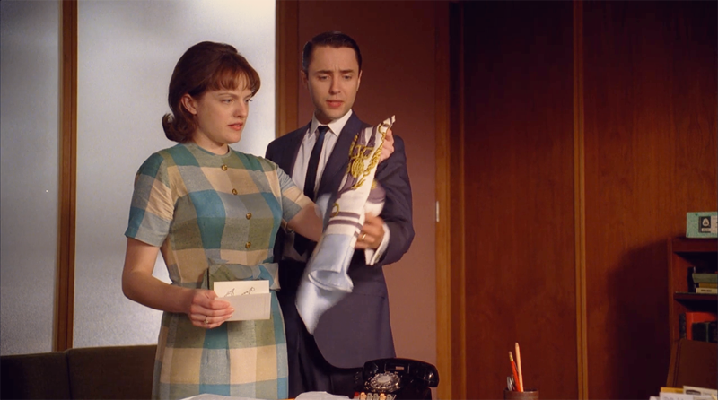 hermes scarf in mad men gifted to peggy